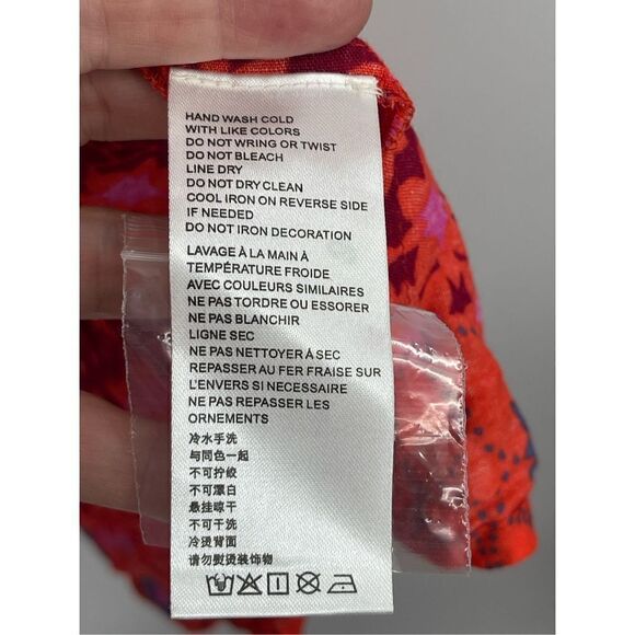 Free People Ruby Red Rare Feeling Tied Waist Flare Maxi Dress Size XS NWT - Picture 6 of 10